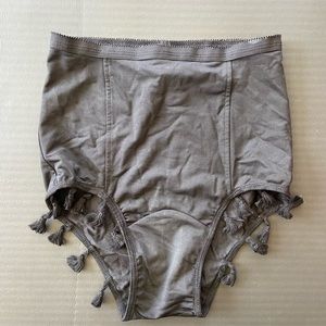 Festival bottoms- high waist black with fringe